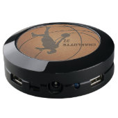 Basketball Girl USB Charging Station (Angled Back)