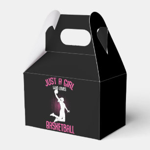 Basketball Girl Women Favor Boxes