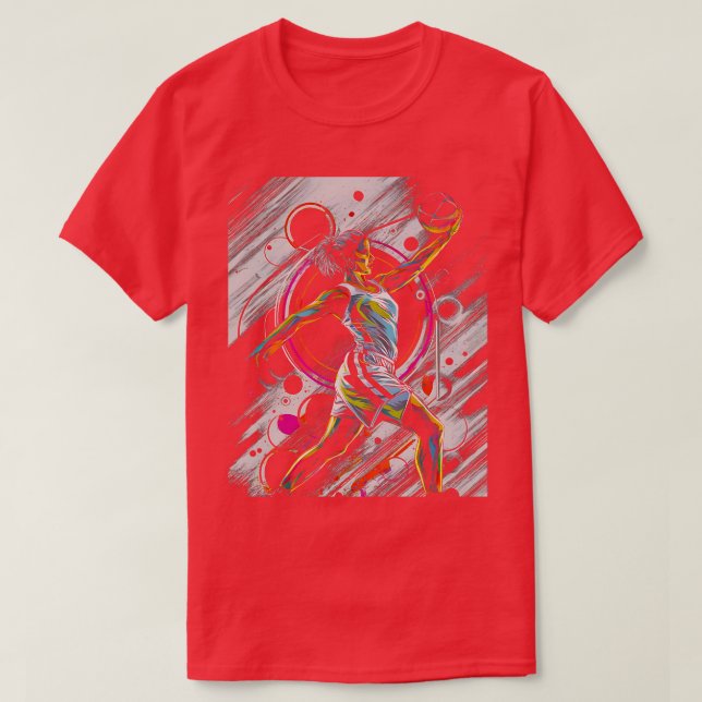 Basketball Girl Women Girls T-Shirt (Design Front)