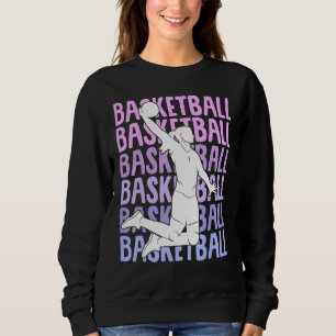 Basketball Girl Women Kids Sweatshirt