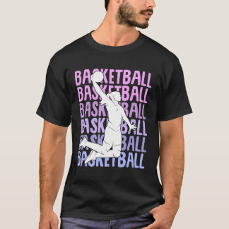 Basketball Girl Women Kids T-Shirt