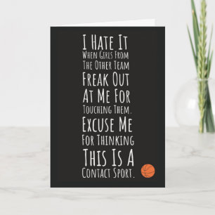 Basketball Girls Cards Women Sports Team For Her