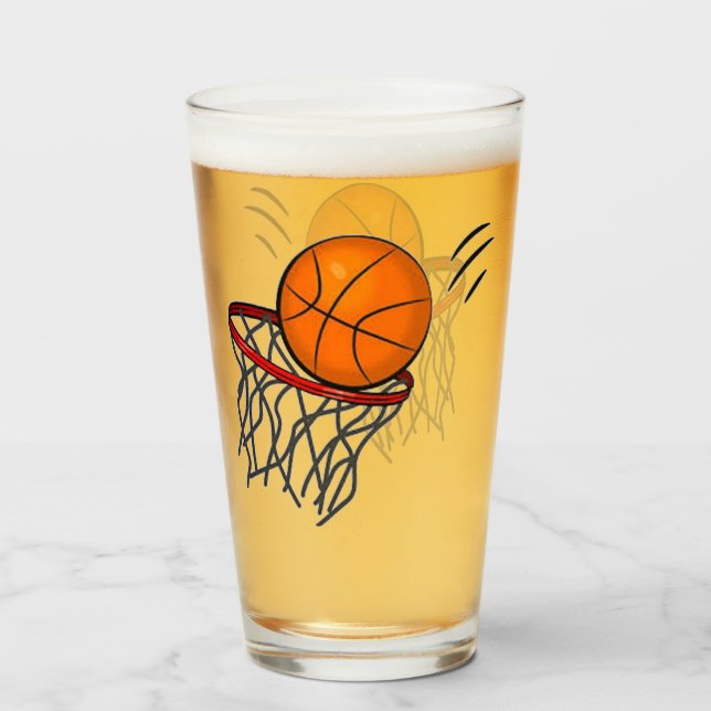 Basketball Glass (Front Filled)