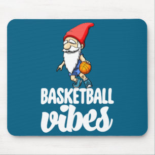 Basketball Gnome Baseball Game Celebration Women  Mouse Pad