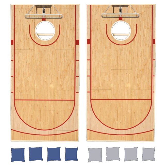 Basketball Goal Cornhole Set (Set)