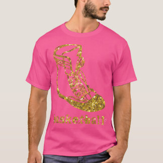 Basketball Gold Shoe T-Shirt