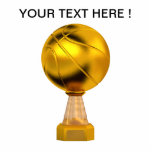 Basketball Gold Trophy Cutout<br><div class="desc">Basketball Gold Trophy</div>