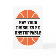 basketball good luck cards
