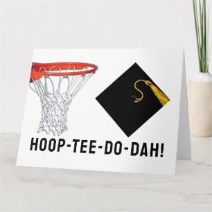 Basketball Graduation Card
