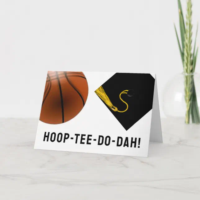Basketball Graduation Card | Zazzle