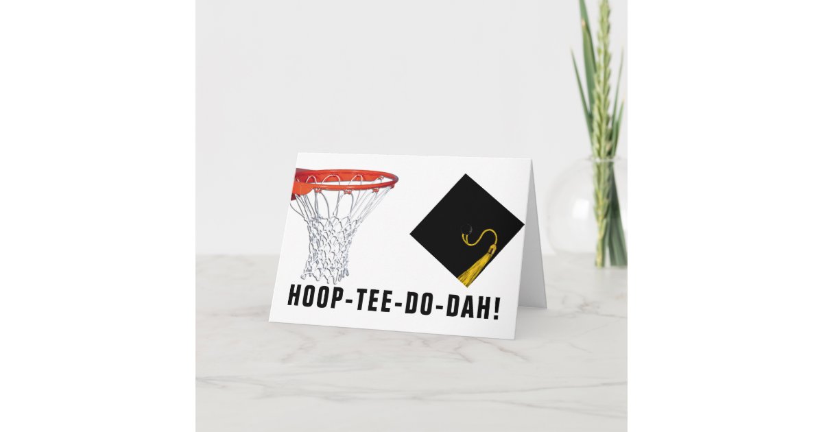Basketball Graduation Card | Zazzle
