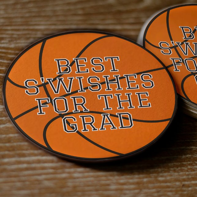 Basketball Graduation Guest Book Advice Cards (Creator Uploaded)