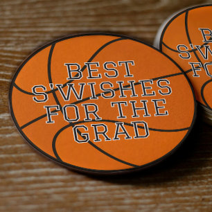 Basketball Graduation Party Guestbook Well Wishes  Favor Tags