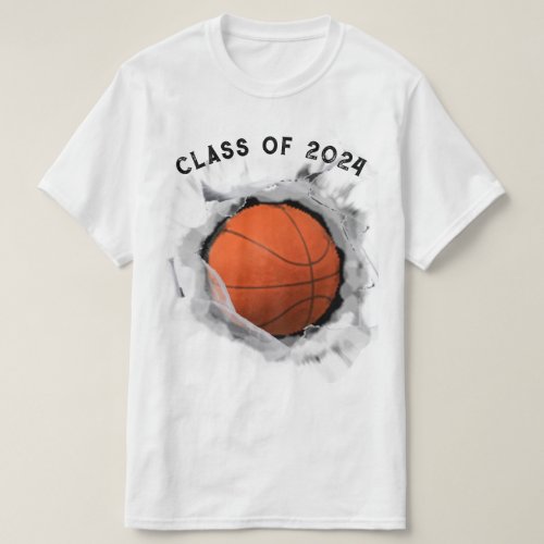 Basketball Graduation T_Shirt