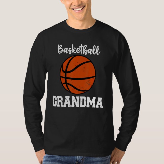 Basketball Grandma  Basketball Player Grandma T-Shirt (Front)