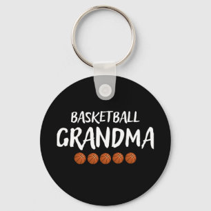 Basketball Grandma Grandmother Grammy Nana Mimi Keychain