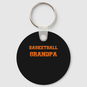 Basketball Grandpa Keychain
