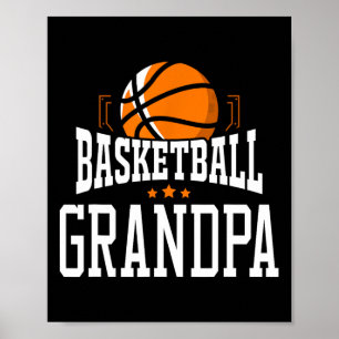 Basketball Grandpa Team Sports Fan  Poster