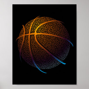 Basketball Graphic Balling Tees Poster