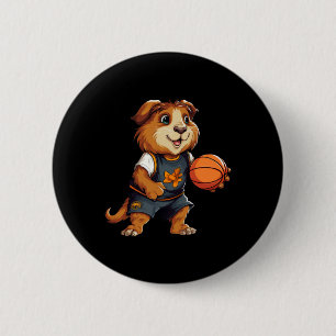 Basketball Guinea Pigs Button