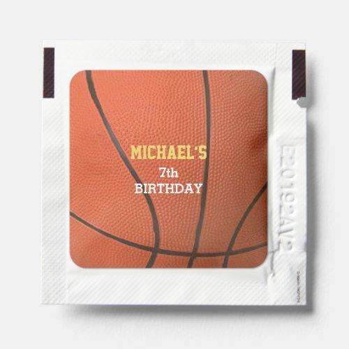 Basketball Hand Sanitizer Packet
