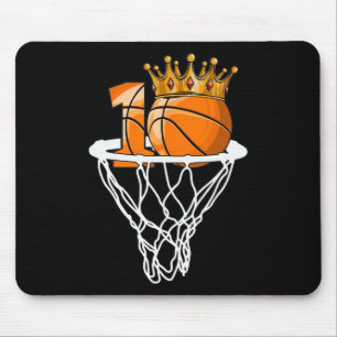 Basketball Happy 10th Birthday Boy  Bball 10 Years Mouse Pad