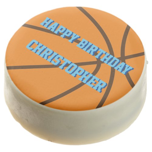 Basketball Happy Birthday Chocolate Covered Oreo
