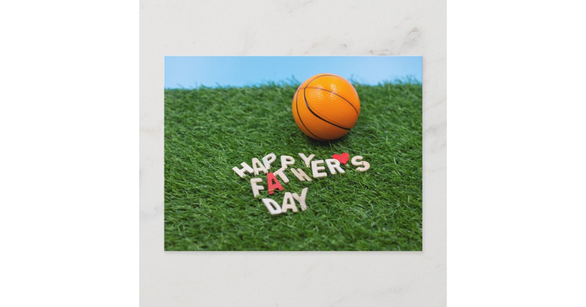 Basketball Happy Father's Day Card Zazzle