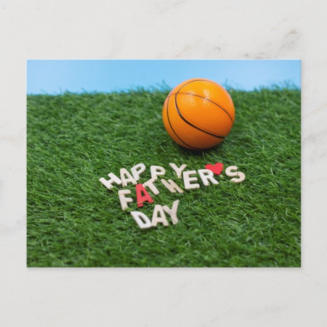 Basketball Happy Father's Day Card (Front)