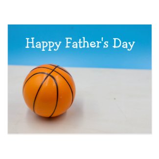 Basketball Happy Father's Day Postcard