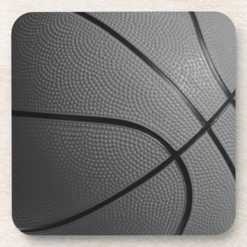 Basketball hard plastic coaster