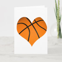 Basketball Heart Shaped
