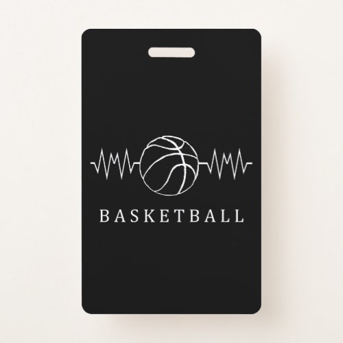 Basketball Heartbeat 2 Badge