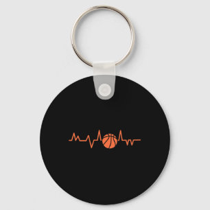 Basketball Heartbeat BBall 1 Keychain