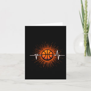 Basketball Heartbeat – Love For The Game Tee Card