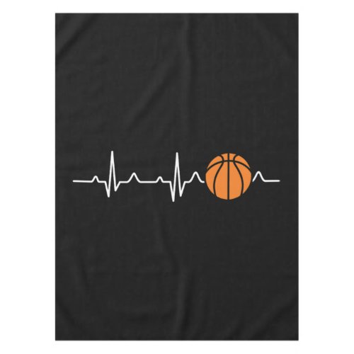 Basketball Heartbeat Tablecloth