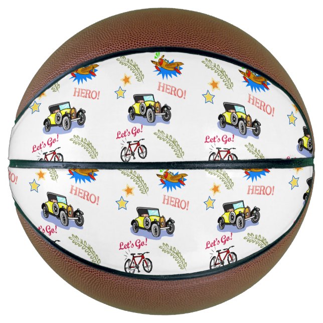 Basketball Hero Bicycle Car Airplane  (Front)