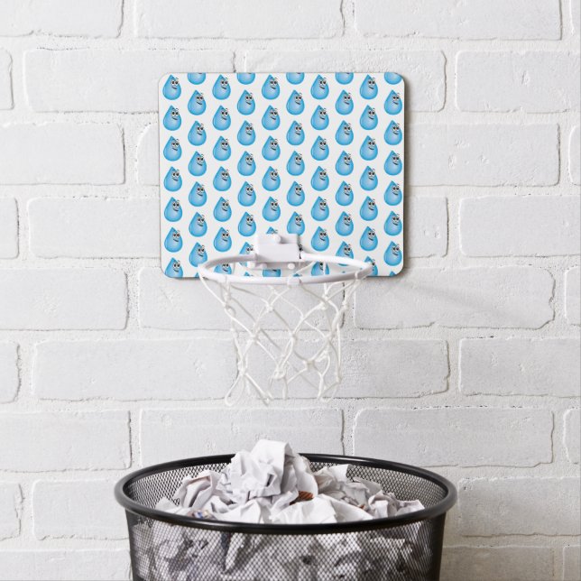 Basketball Hoop Blue Bubbles  (In Situ)