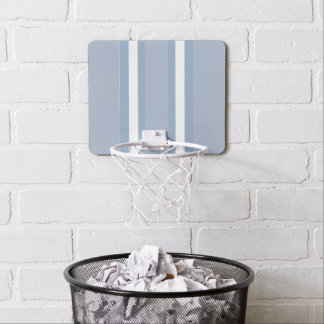 Basketball Hoop Blue & White Stripe