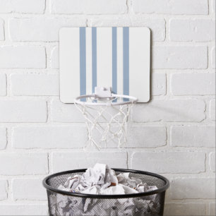 Basketball Hoop Blue & White Stripe