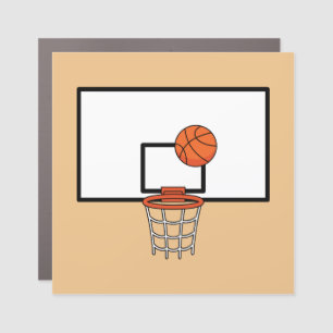 Basketball Hoop Car Magnet