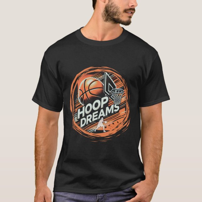 Basketball Hoop Dreams Active  T-Shirt (Front)