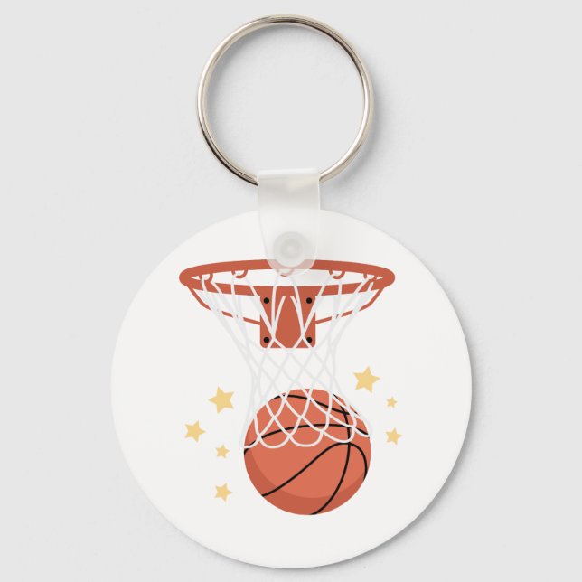 Basketball Hoop Keychain (Front)