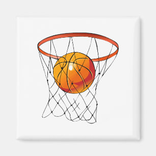 Basketball Hoop Magnet