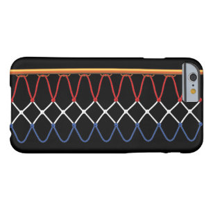 Basketball Hoop Net_red, white & blue_hoops lovers Barely There iPhone 6 Case