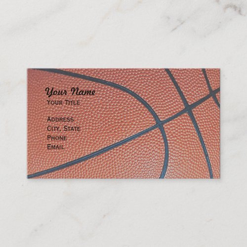 Basketball Hoop Net_texture_hoop net on black Business Card Template