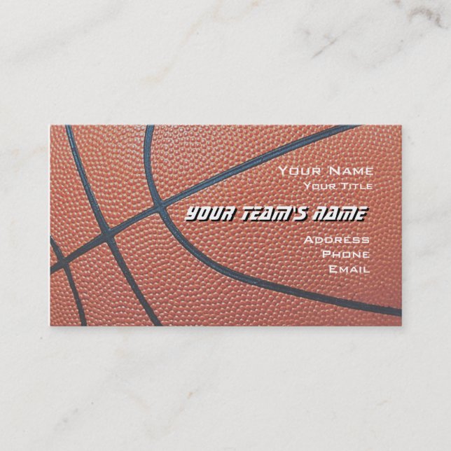 Basketball Hoop Net_texture look_hoop net on blue Business Card (Front)