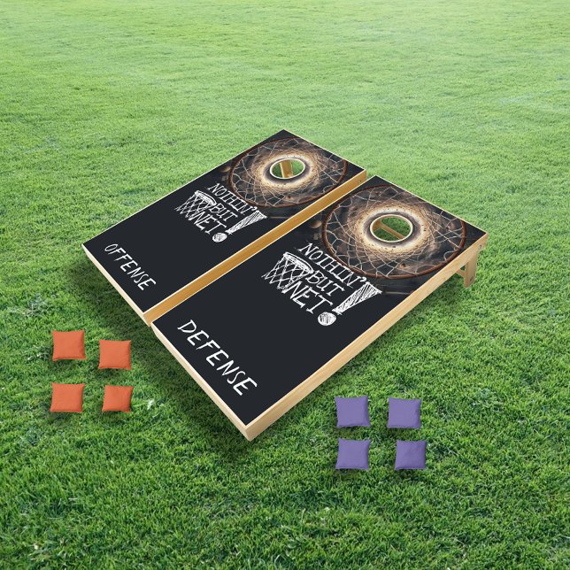 Basketball Hoop Nothin' But Net  Cornhole Set (Creator Uploaded)