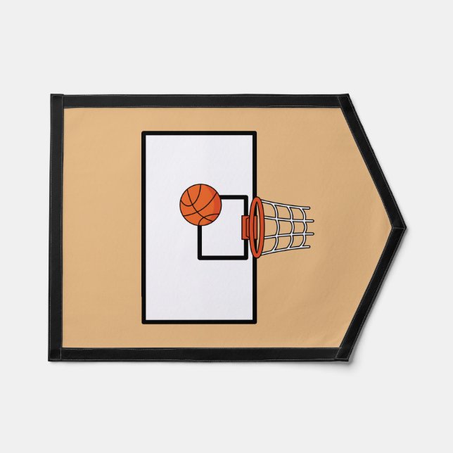 Basketball Hoop Pennant (Front)