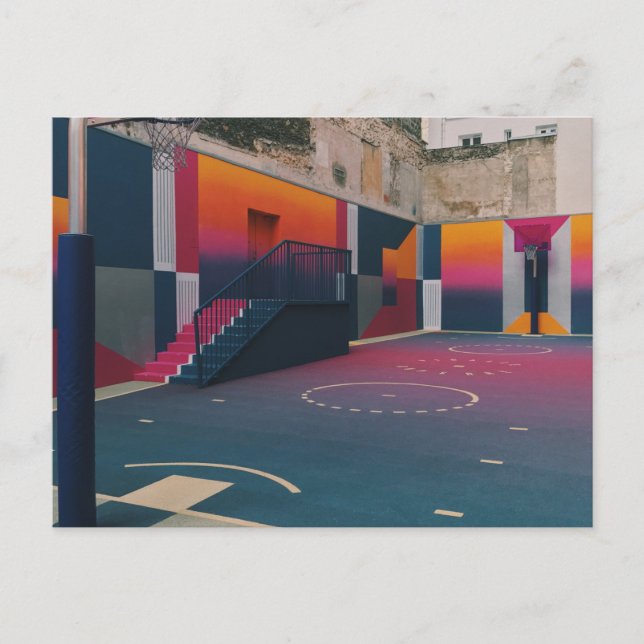 Basketball Hoop Postcard (Front)